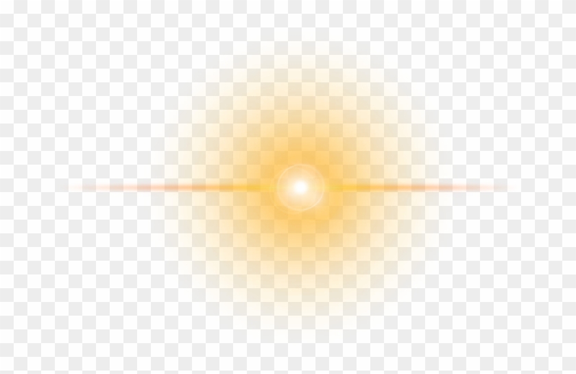 Light Lensflare Lens Flare Sun Sunlight Orange Yellow - Circle Clipart