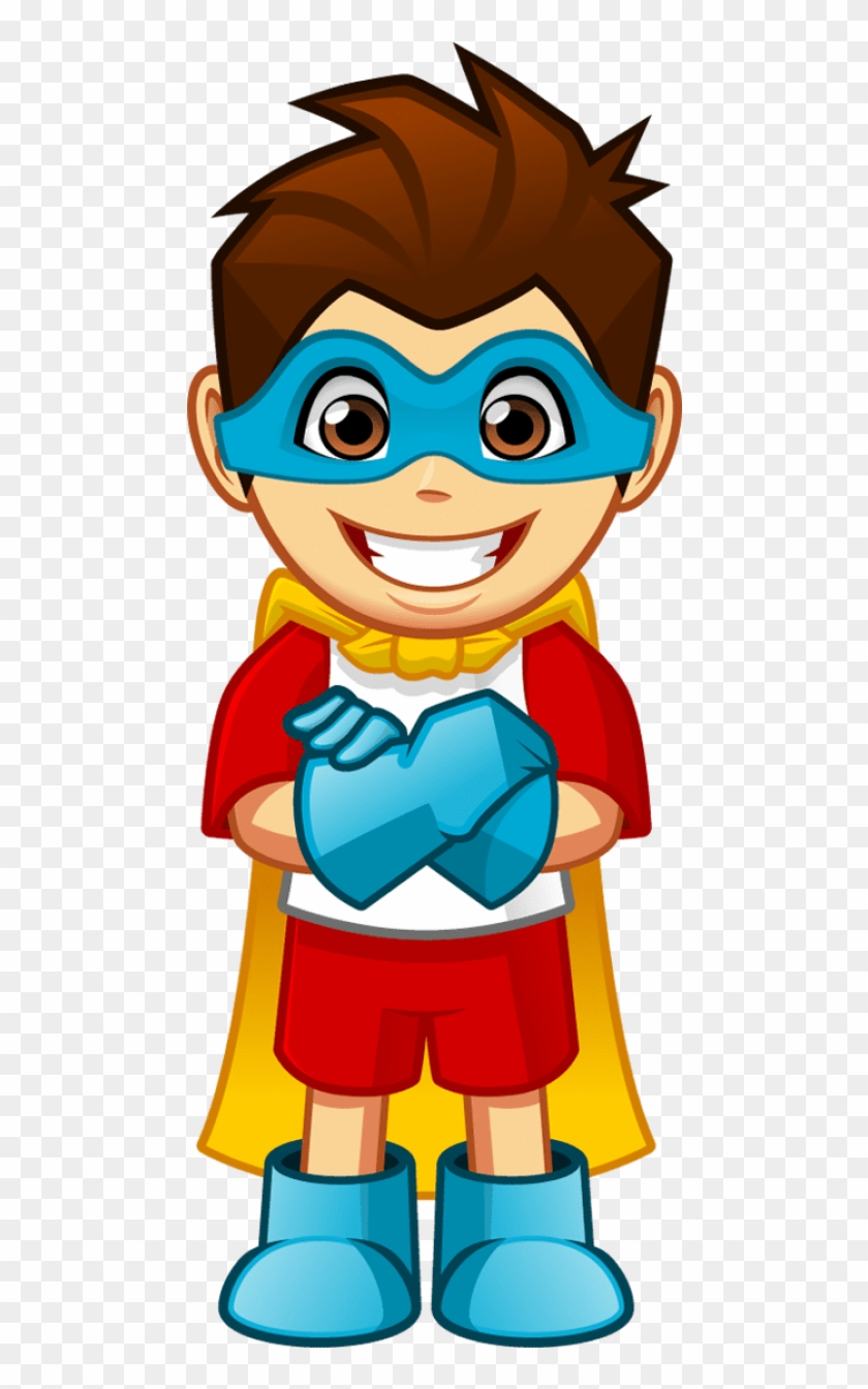 Free Png Download Super Hero Cartoon Png Images Background - Kid Hero Cartoon Clipart