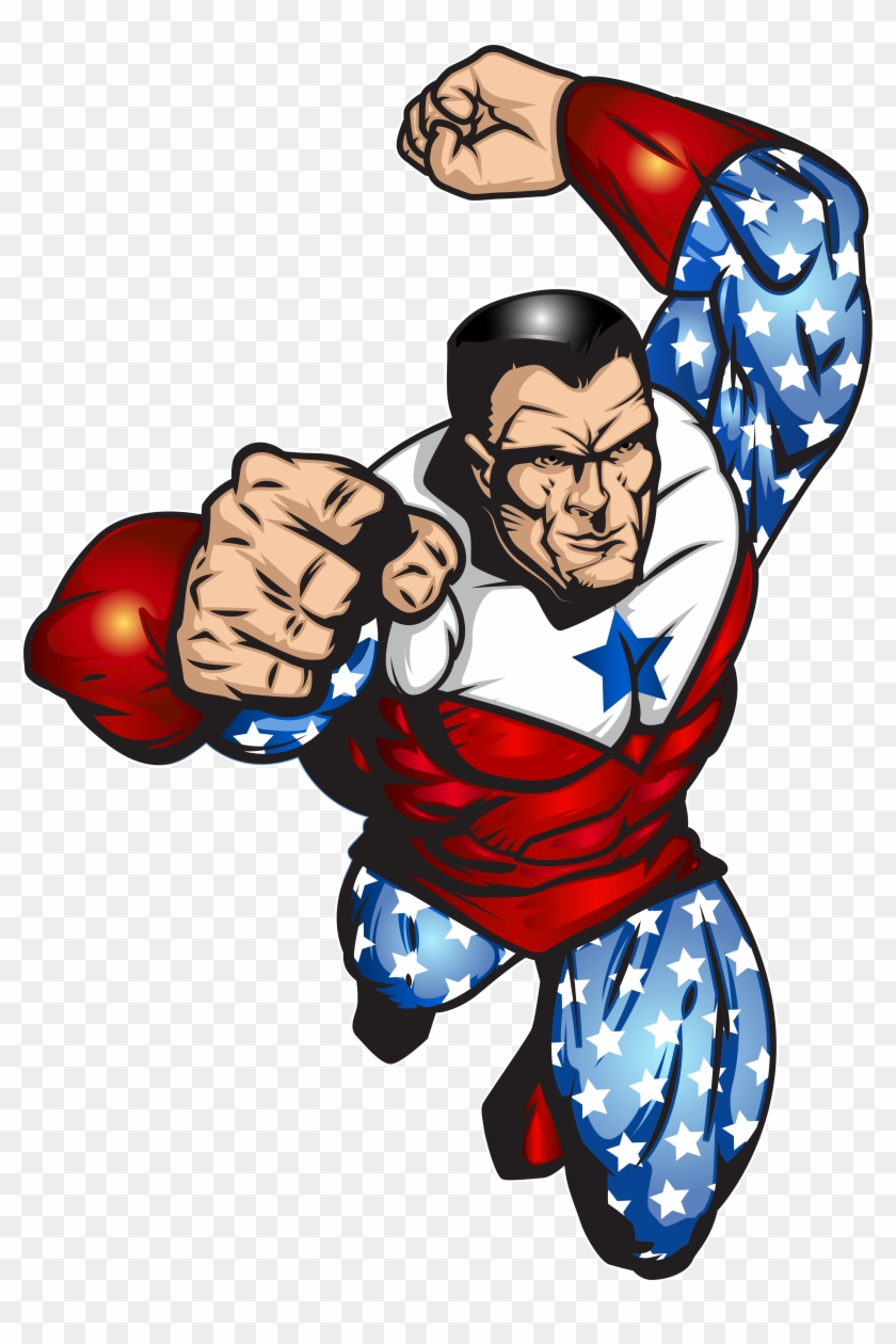 American Superhero Png Clip Art - Vector Graphics Transparent Png #507220