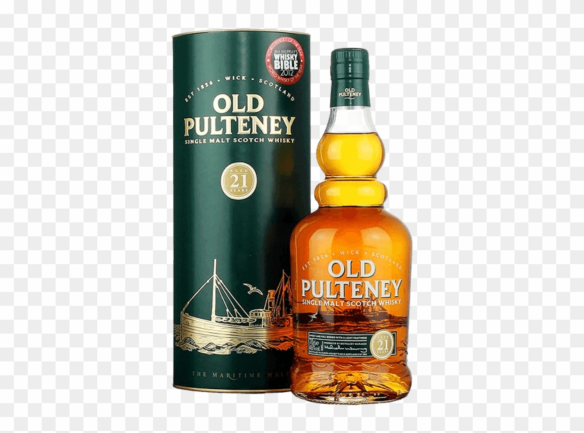 Old Pulteney Single Malt 21 Years Old - Single Malt Whisky Clipart #507551