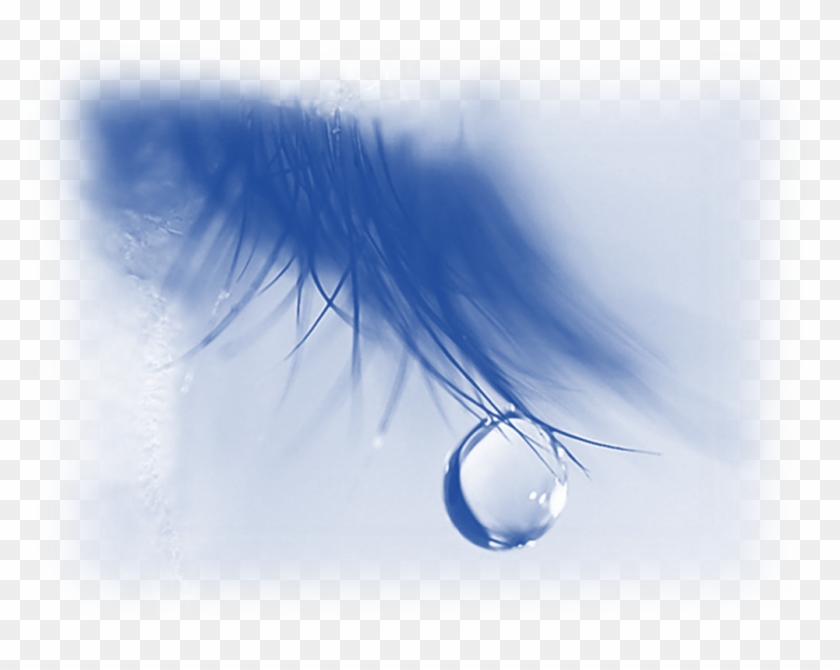 Tear Drop On Eye Lash - Sad Whatsapp Status Background Clipart