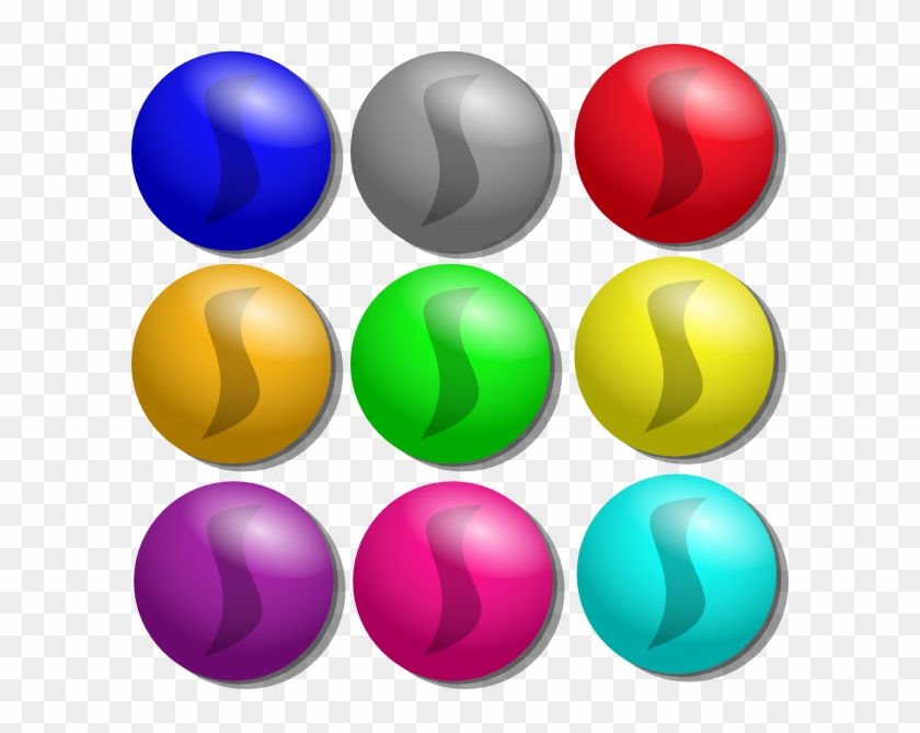 Game Marbles Dots Svg Clip Arts 600 X 589 Px - Png Download