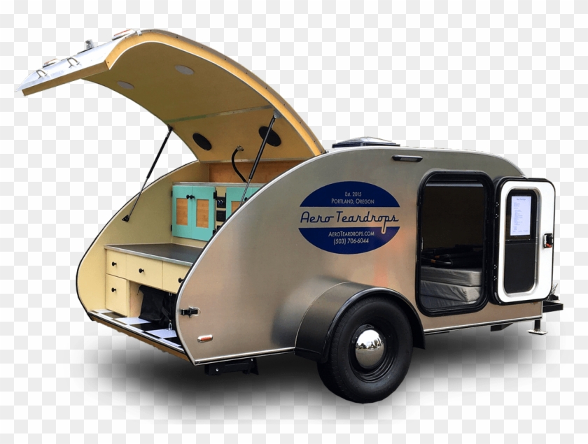 Custom Teardrop Camping Trailers Built In Portland, Clipart