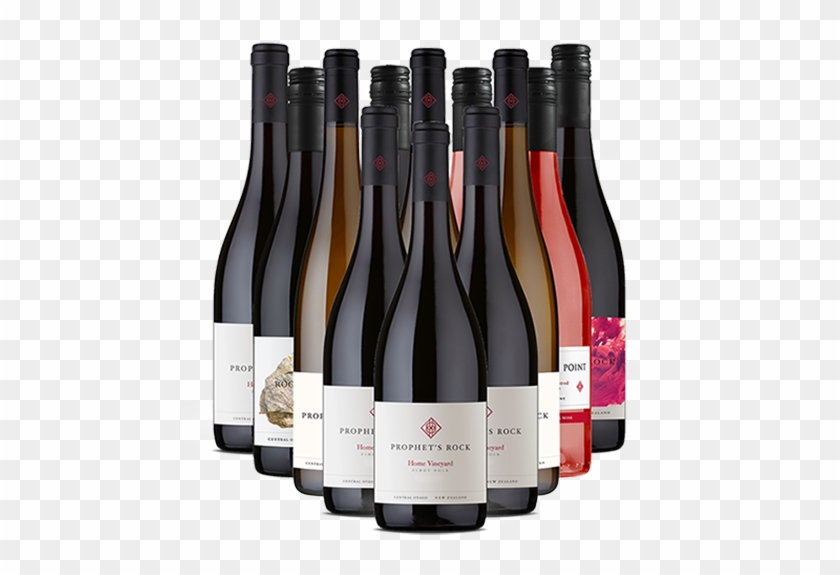 12 Bottles Per Quarter - Transparent Wine Bottles Png Clipart #508017