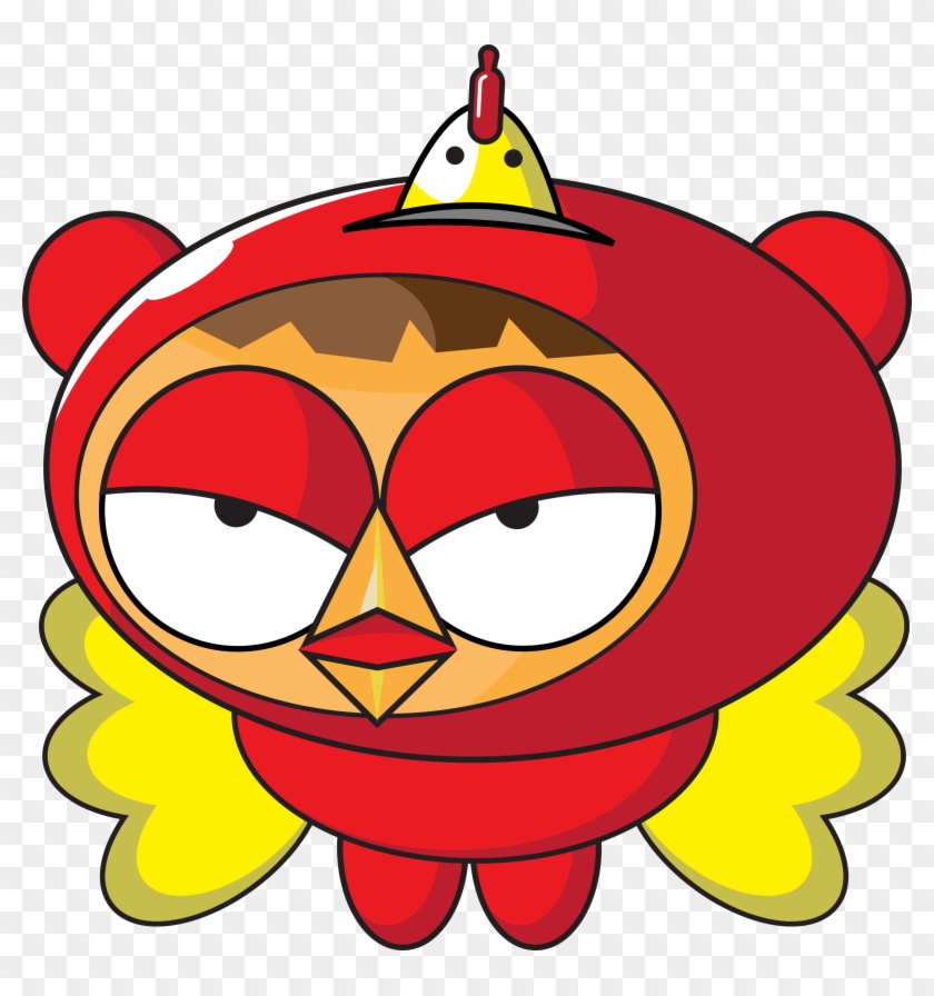 This Free Icons Png Design Of Cartoon Superhero Chicken Clipart