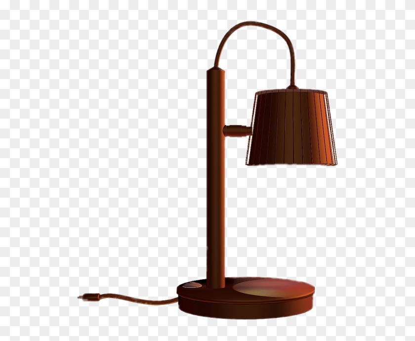 Brown Desk Lamp - Objects Desk Png Clipart #508566