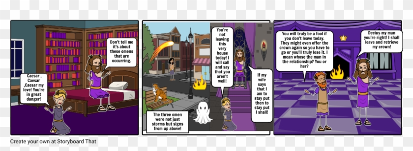 Caesar And Friends - Cartoon Clipart #508638