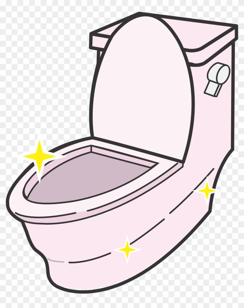 Vector Transparent Download Sparkling Big Image Png - Toilet Clipart