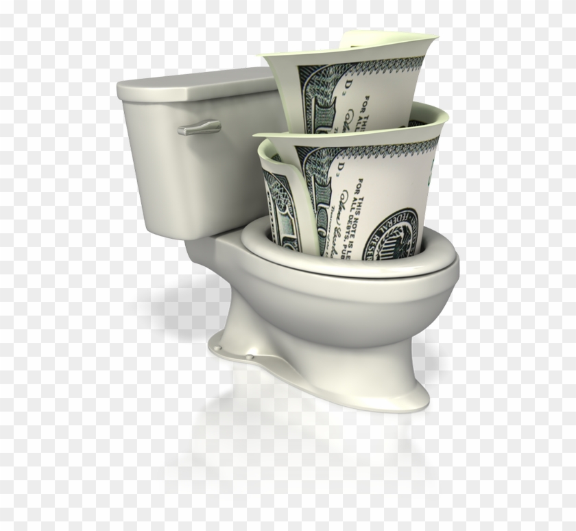 Atlanta Watershedverified Account - Flush Money Down The Toilet Clipart #508786