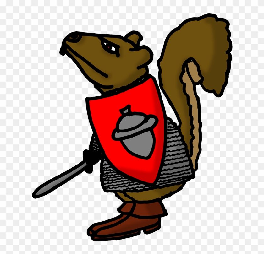 This Is The Dreaded Squirrel Knight, Undefeated In - Cartoon Clipart #508842