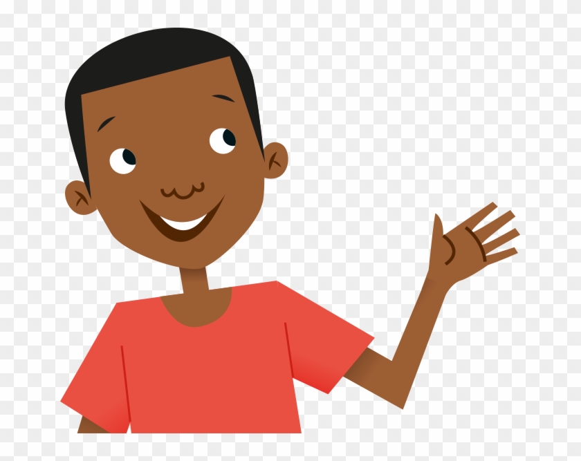 And Some Live In Very Big Countries Like India In Asia - Kid Explaining Clipart - Png Download