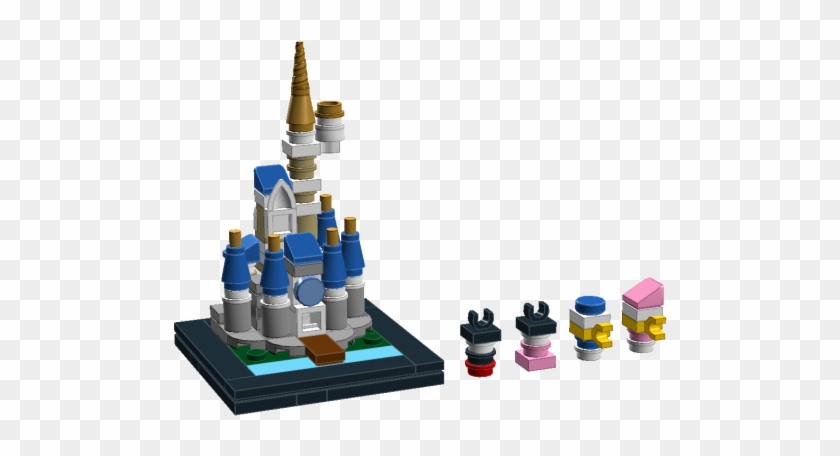 Mocmicro Disney Castle - Lego Micro Disney Castle Clipart #509301