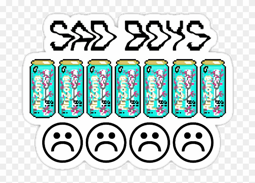 Yung Lean - Vaporwave Sad Boys Png Clipart