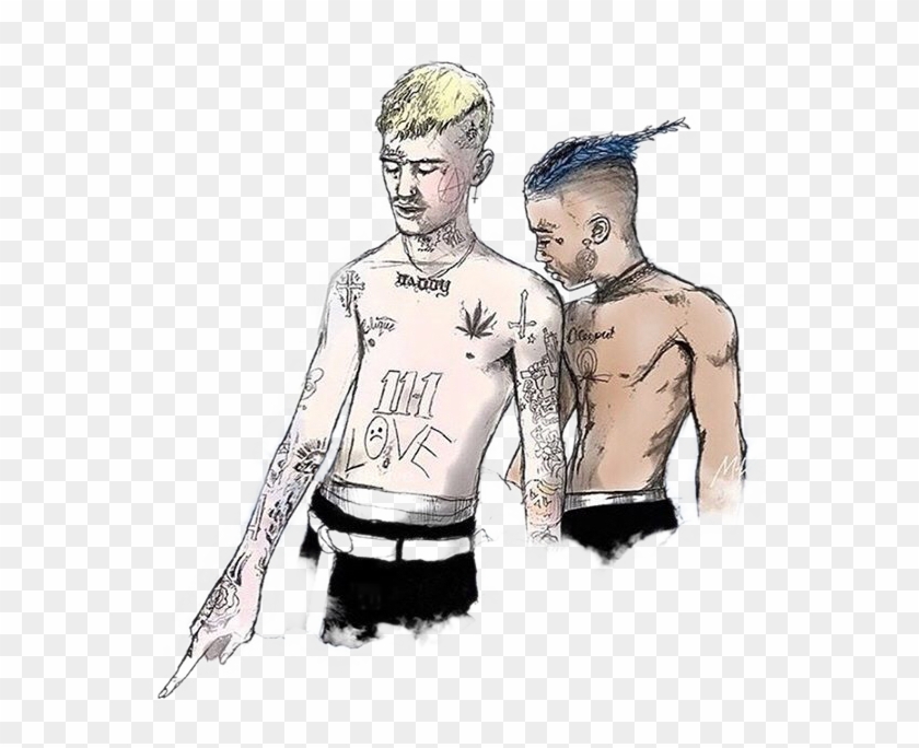 Lil Peep Xxxtentacion - Lil Peep И Xxxtentacion Clipart