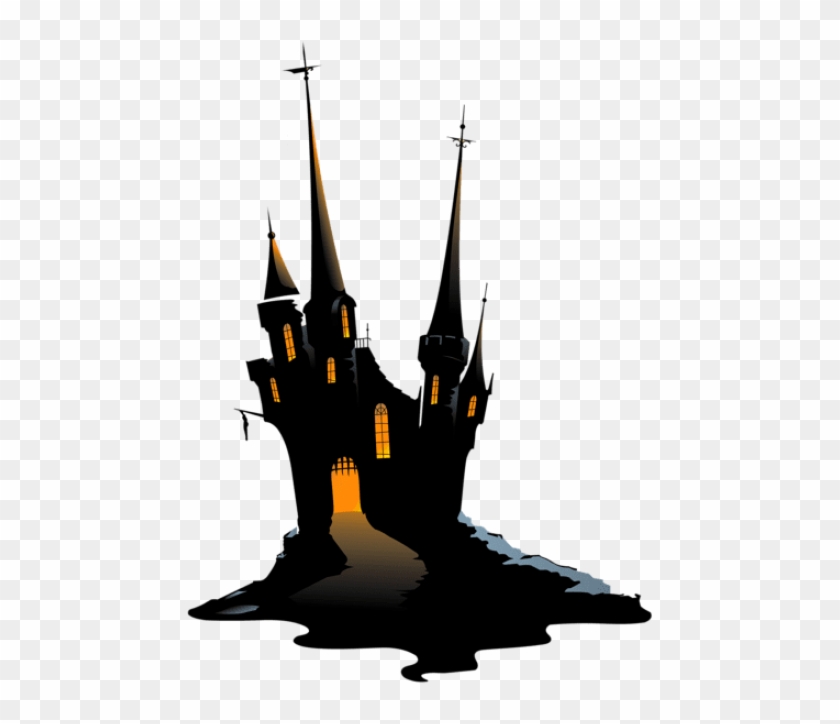 Free Png Download Large Haunted Castle Png Images Background - Halloween Castle Png Clipart #509469