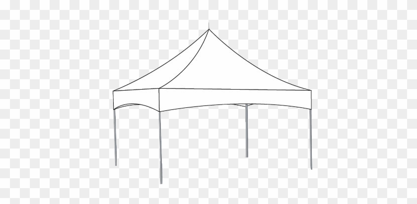 15' X 15' High Peak Tent Clipart