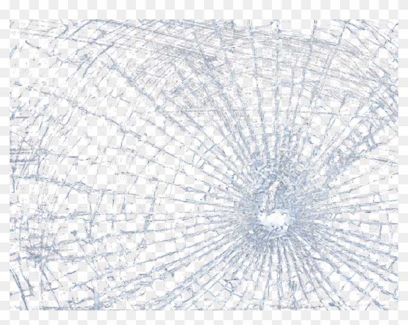 Report Abuse - Cracked Glass Effect Transparent Clipart