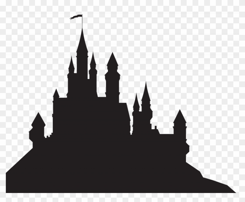 Clipart Castle Disney - Harry Potter Castle Silhouette - Png Download #509893