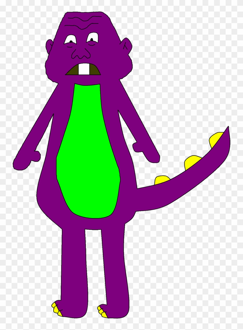 I Bepis Aen Then Thios - Barney The Dinosaur Transparent Background Clipart #5000166