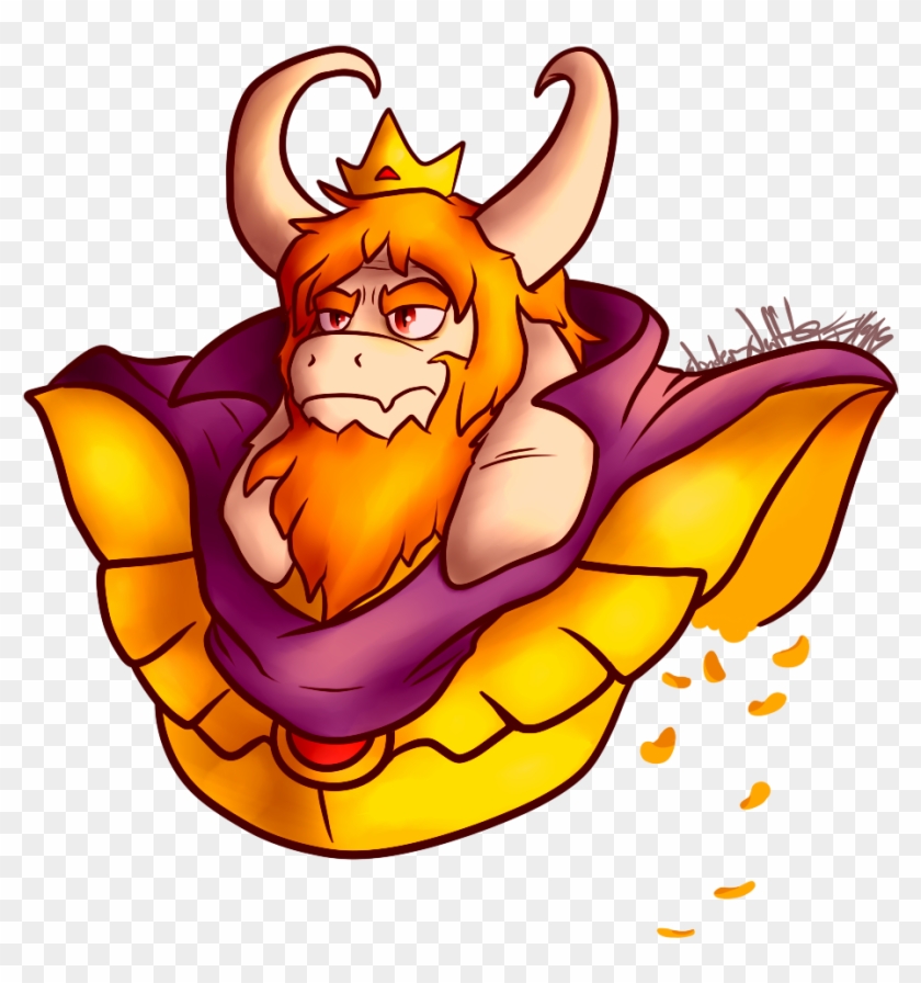 Asgore Profile Picture - Undertale Shot Asgore Fanart Clipart
