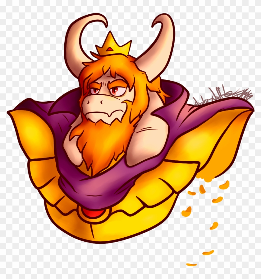 Asgore Profile Picture - Undertale Shot Asgore Fanart Clipart #5000801