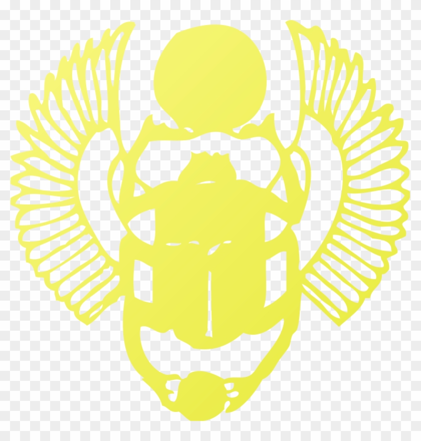 Golden Scarab Symbol Clipart #5000829