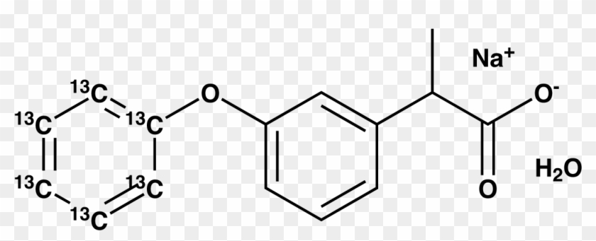 Fenoprofen-[13c6] Sodium Salt Hydrate - Structure Of Bakelite Polymer Clipart #5001151