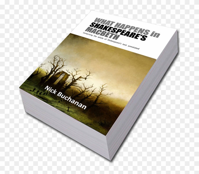 What Happens In Shakespeare's Macbeth - Book Cover Clipart