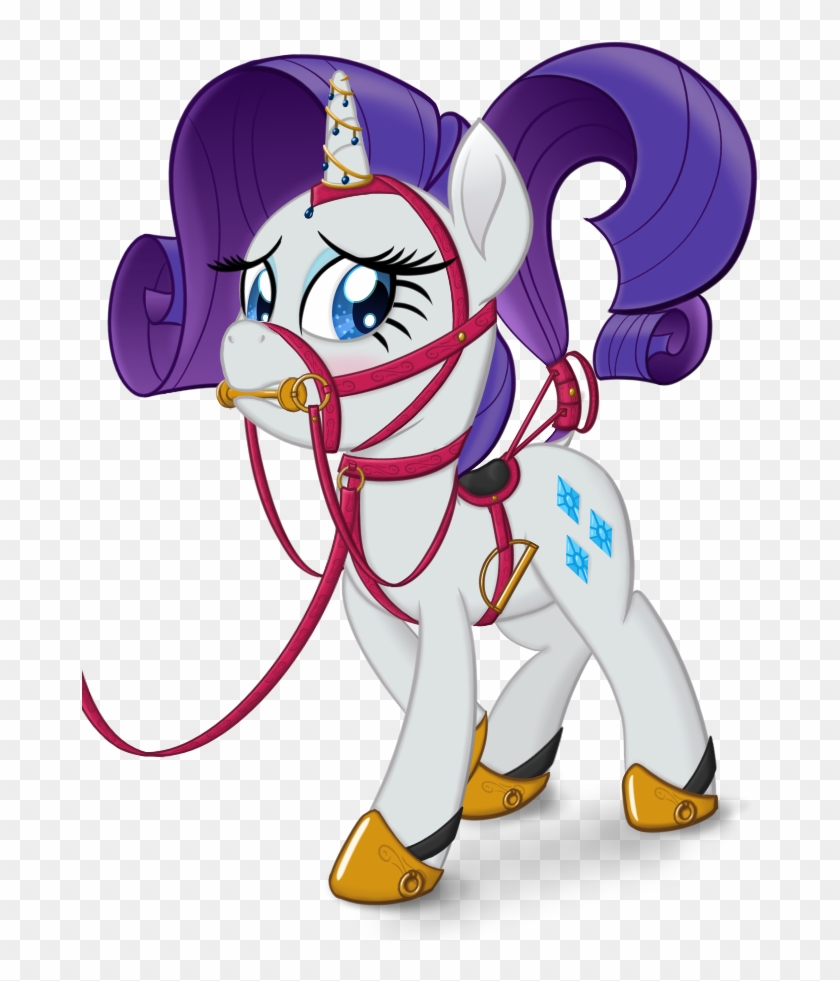 Cybersquirrel, Bit Gag, Blushing, Bondage, Bridle, - Cartoon Clipart