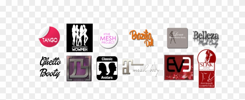 Also Check Out Our "meet The Designers" Tab Please,i - Second Life Mesh Logo Clipart #5001495
