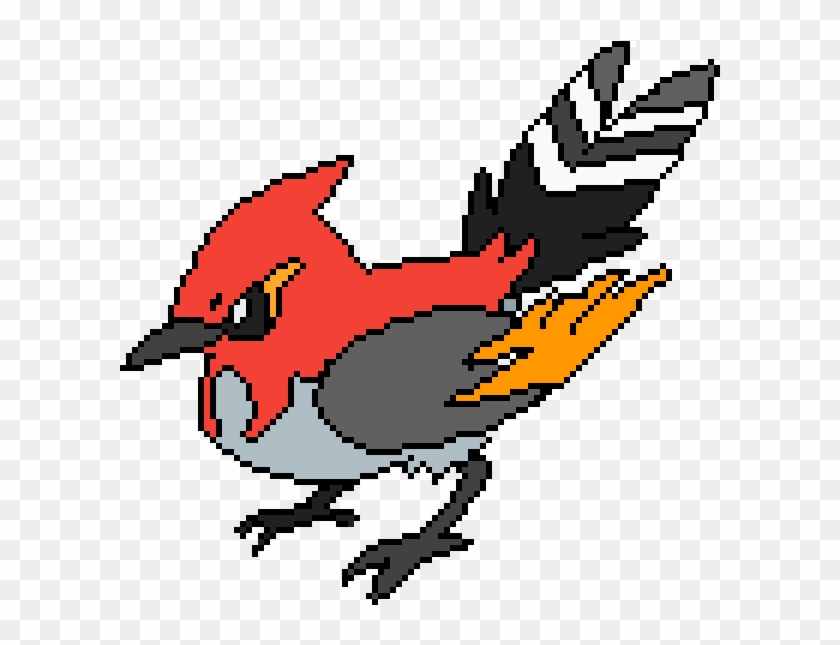 Fletchinder - Pokemon Fire And Flying Type Clipart #5001618