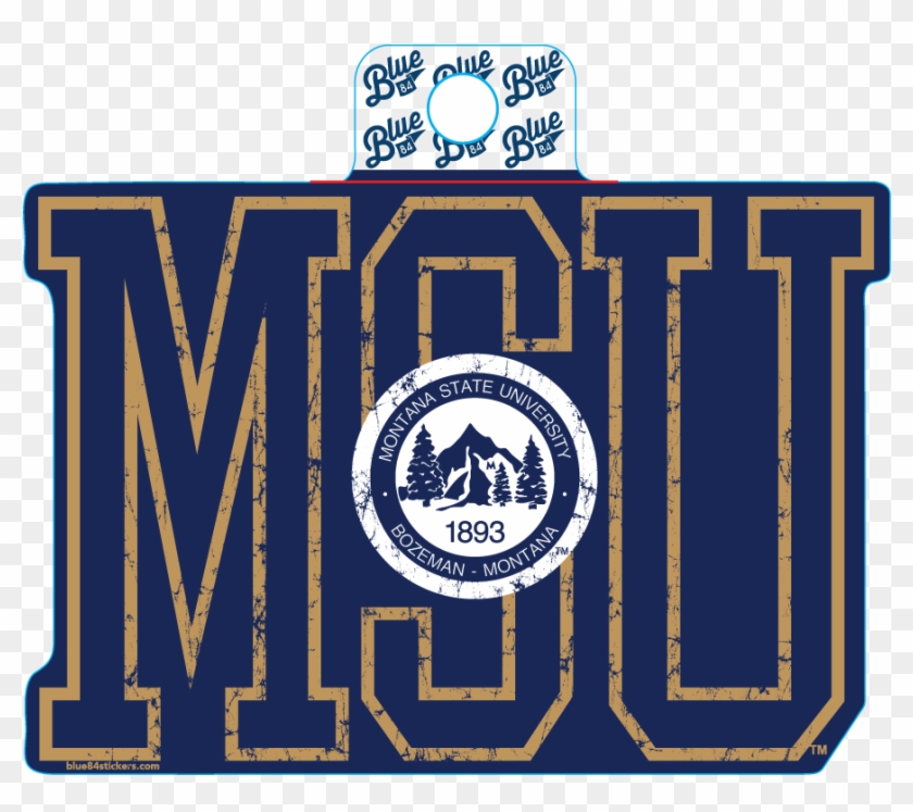 Decal Msu Seal - Montana State University Seal Clipart