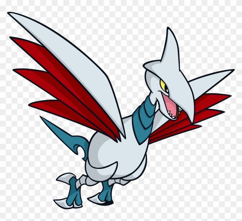 Skarmory Global Link Artwork - Steel And Flying Pokemon Clipart #5001782