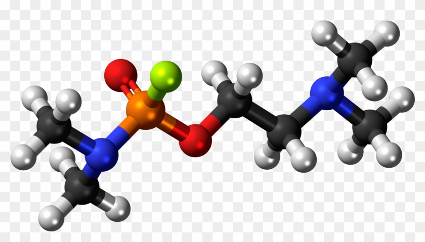 Gv Nerve Agent 3d Balls - Molecule Clipart