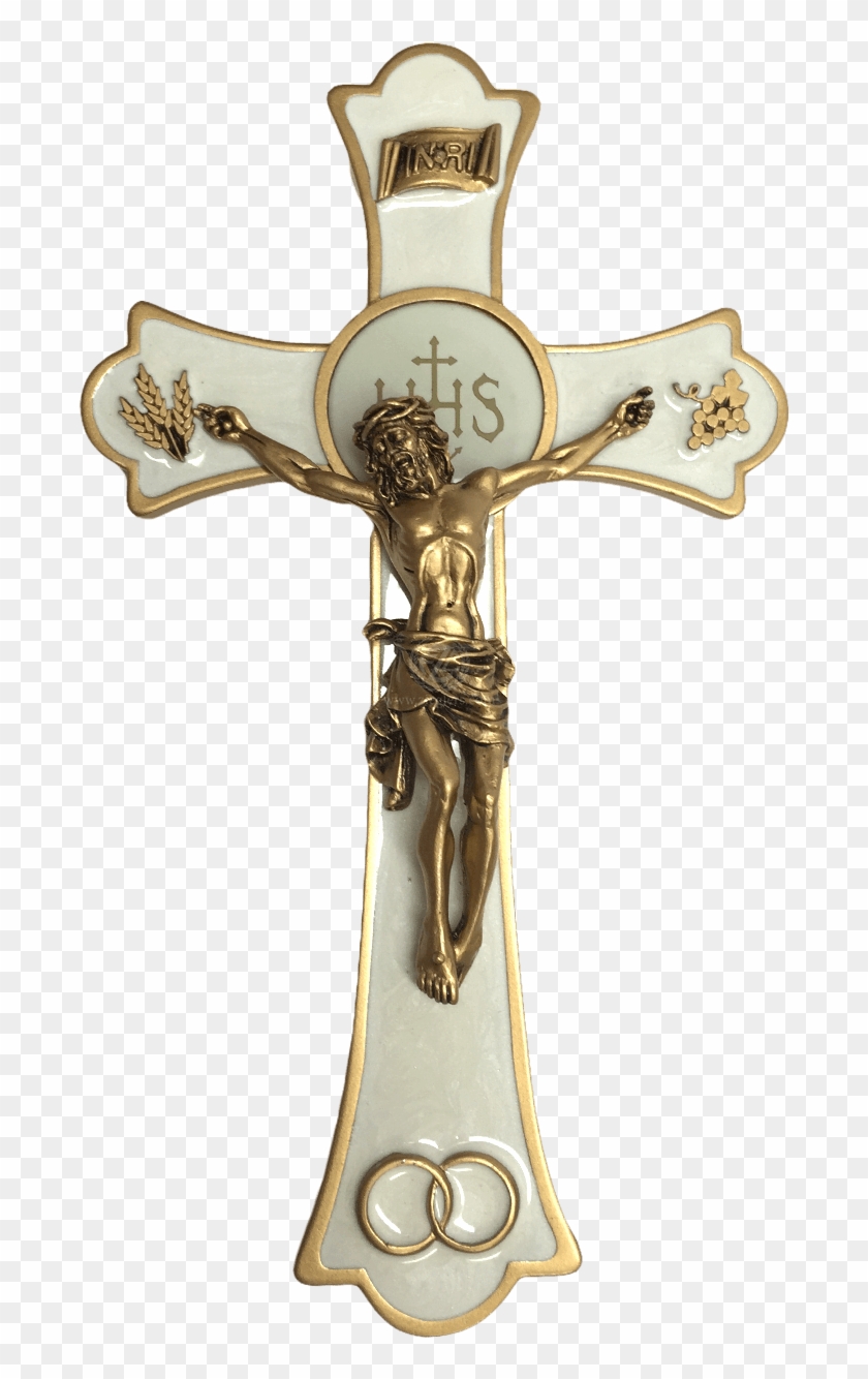 Holy Mass Wedding Crucifix Cross With Papal Blessing - Crucifix Clipart