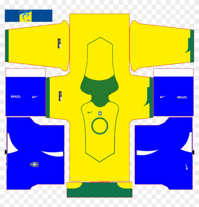 Download Brazil Kit Pes2016 By Rema4 - Pes Classic Kits Brazil Clipart #5002757