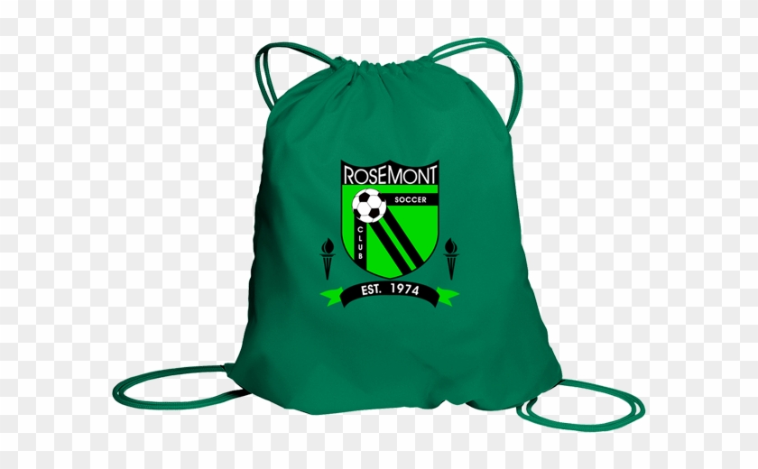 Rosemont Soccer Club Cinch Pack - Light Blue Drawstring Bag Clipart