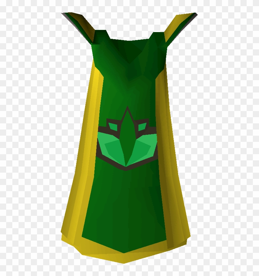 Herblore Cape Detail - Runescape Herblore Cape Clipart