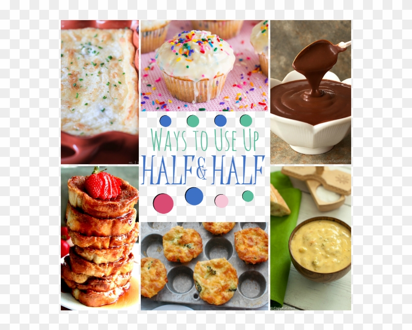 Half And Half Dessert Recipes Clipart #5004213