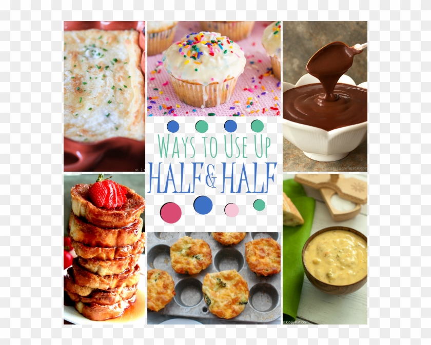 Half And Half Dessert Recipes Clipart