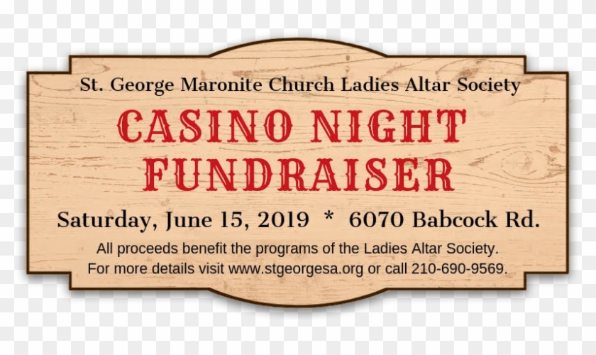 Casino Night - Wood Clipart #5004450