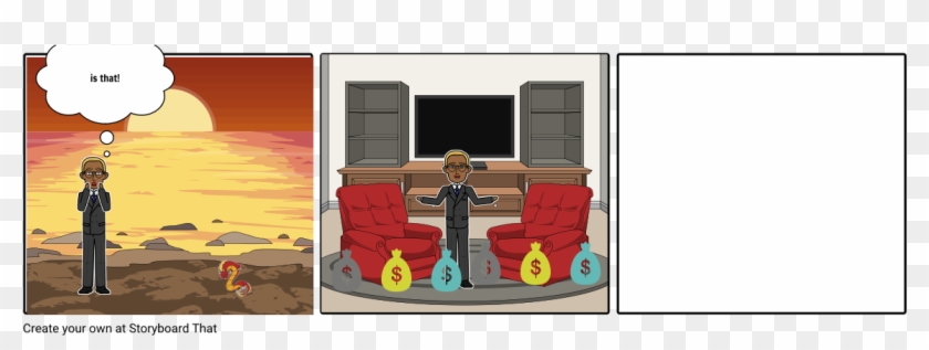 Rich Man - Cartoon Clipart