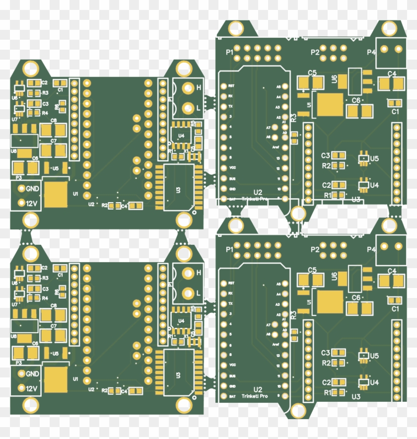 2$ Pcbs And Gerber Merging - Electronics Clipart #5005482