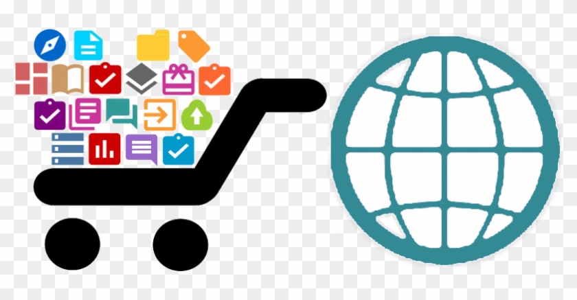 Bpss Logo - Globe Web Icon Png White Clipart #5006240