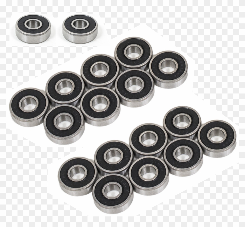 Precision 608-2rs Bearings, Double Shielded For Skateboards, - Tool Clipart