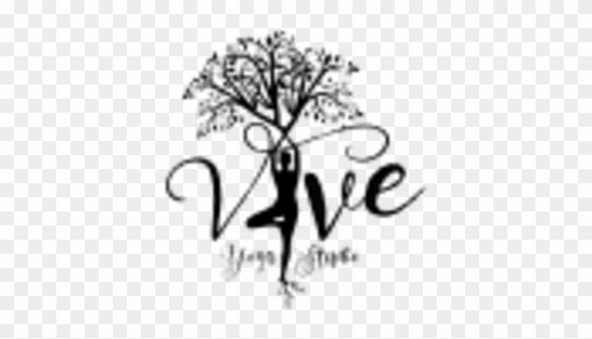 Vive Yoga Studio Logo - Graphic Design Clipart #5006246