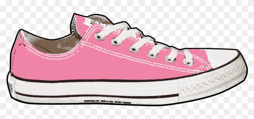 Chucks Tennis Shoes - Skate Shoe Clipart