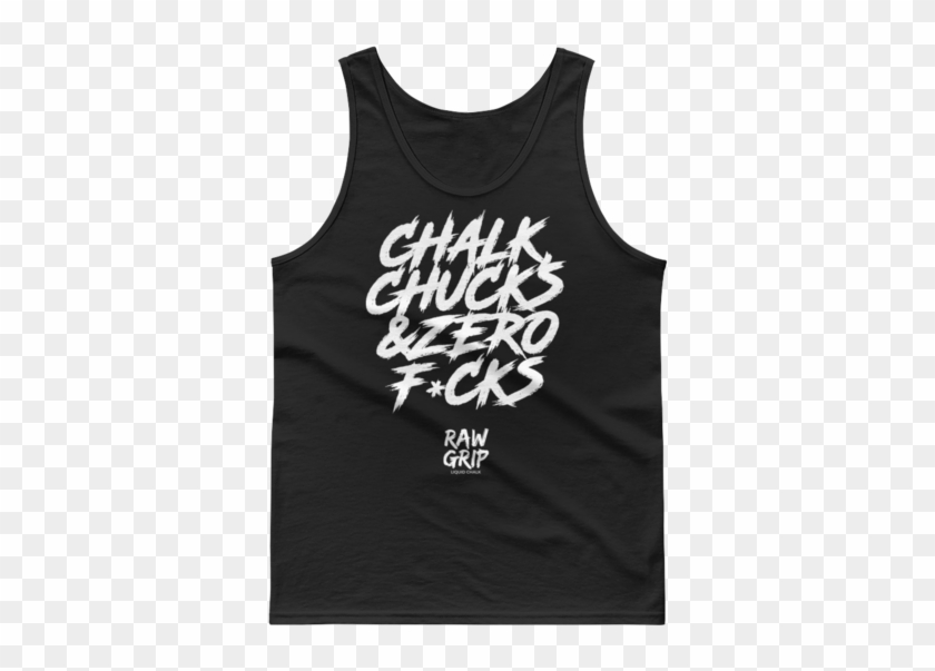Chalk, Chucks & Zero F*cks Men's Tank - Shirt Clipart
