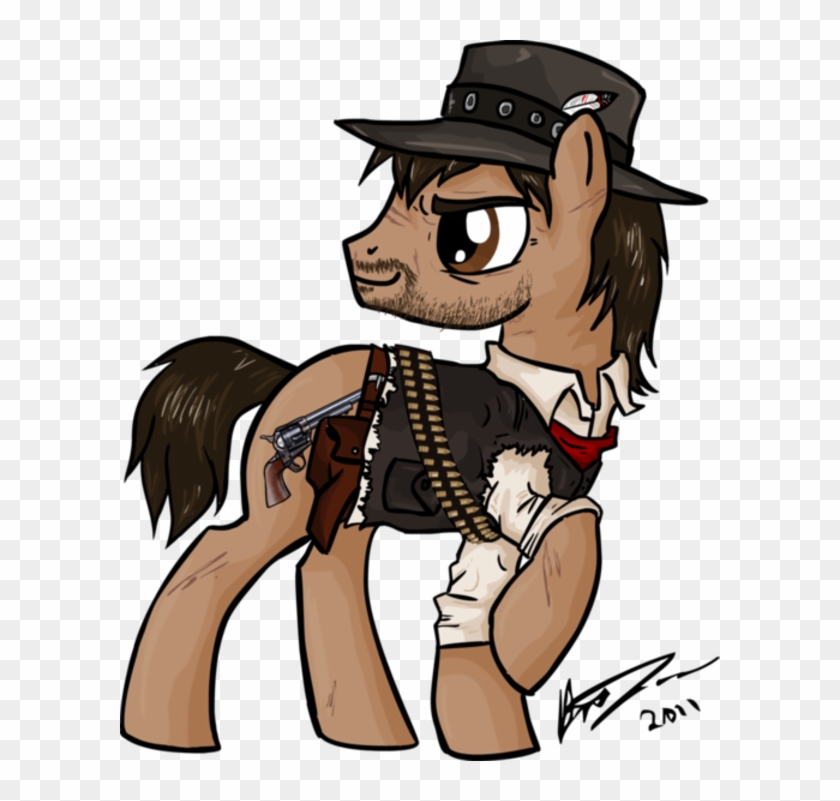 My Little Pony - Furry Red Dead Redemption Clipart #5007098