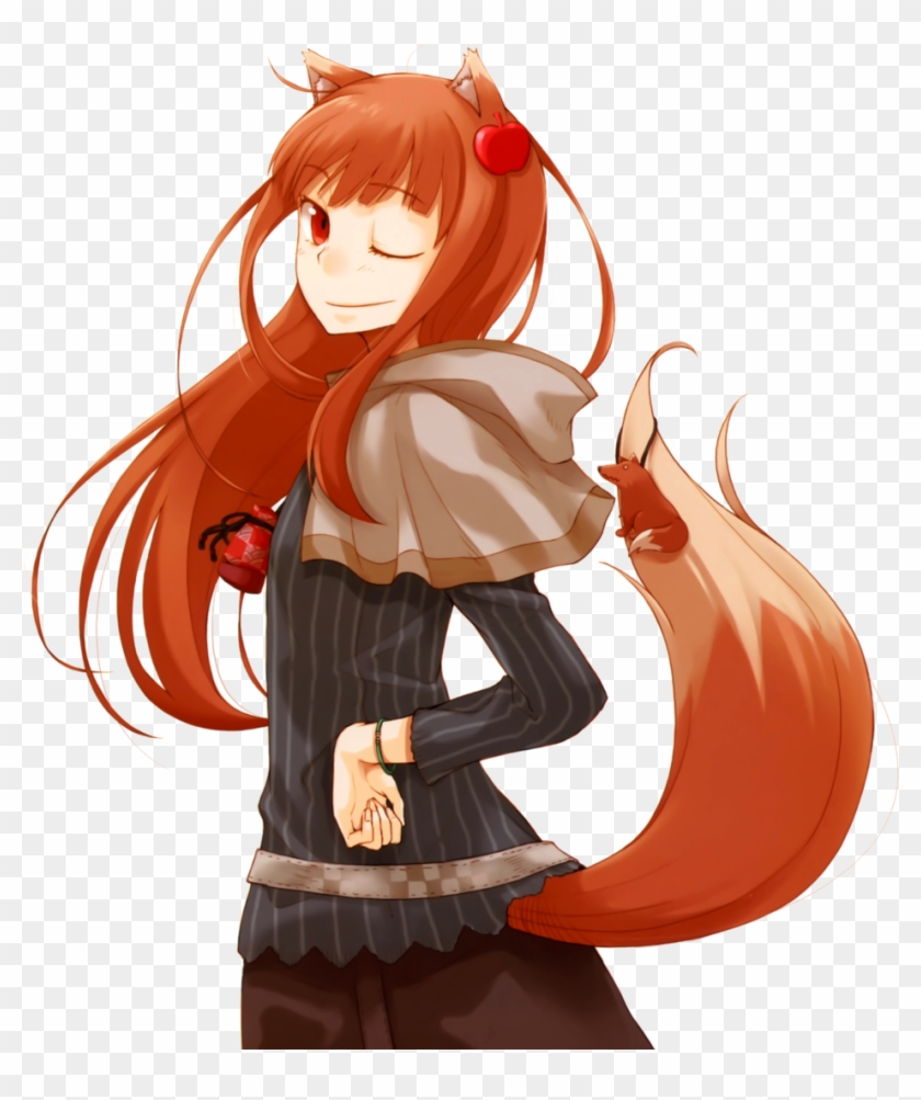 Horo Png - Holo Spice Wolf Fanart Clipart #5007100